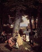 Jacques-Laurent Agasse Playground France oil painting artist